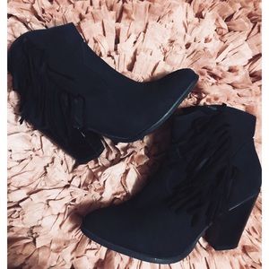 Boho Western Fringe Booties 🏜